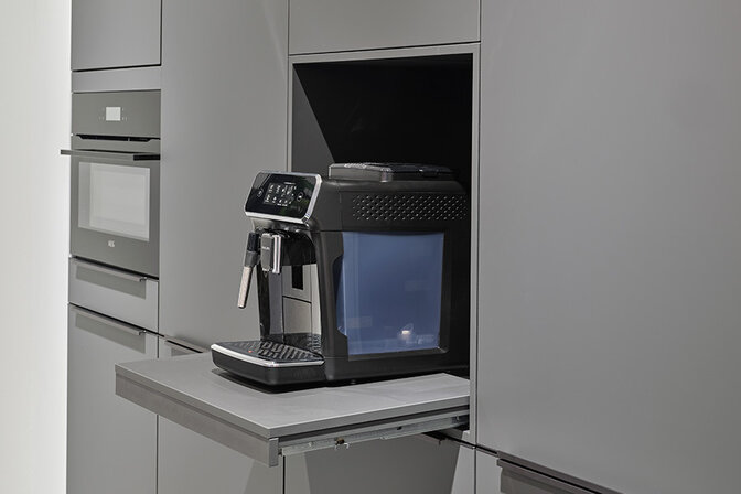 Koffie automaat in de keuken