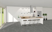 3D keuken Bensheim eilandkeuken