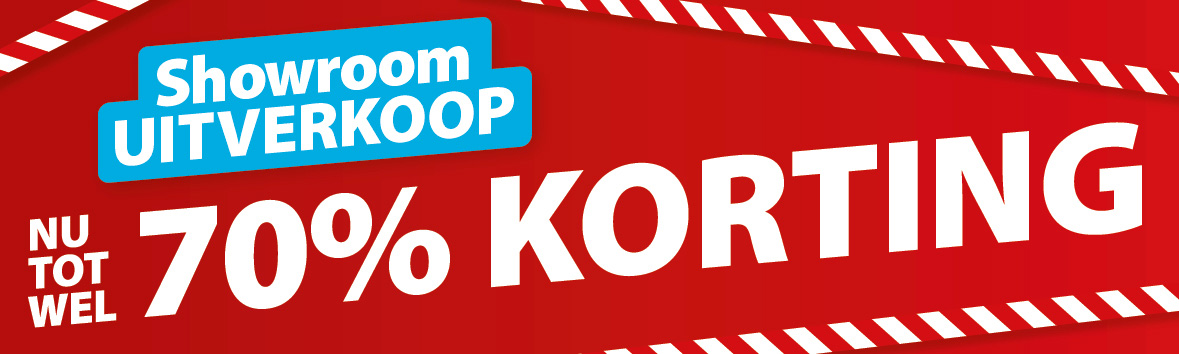 Tot wel 70% korting!