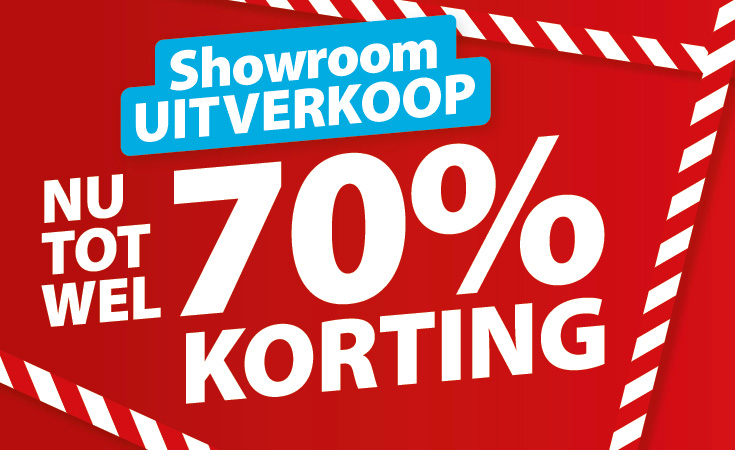 Tot wel 70% korting!