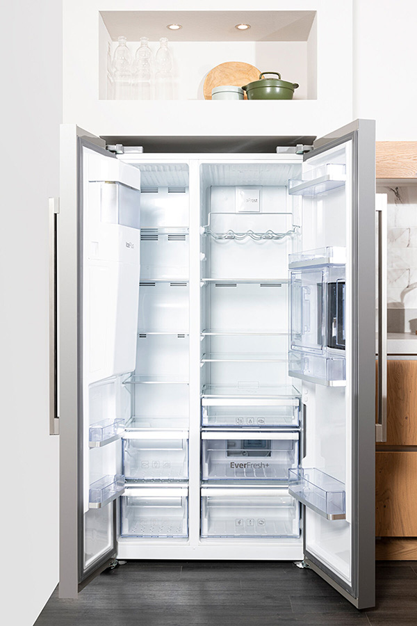 Side-by-side koelkast